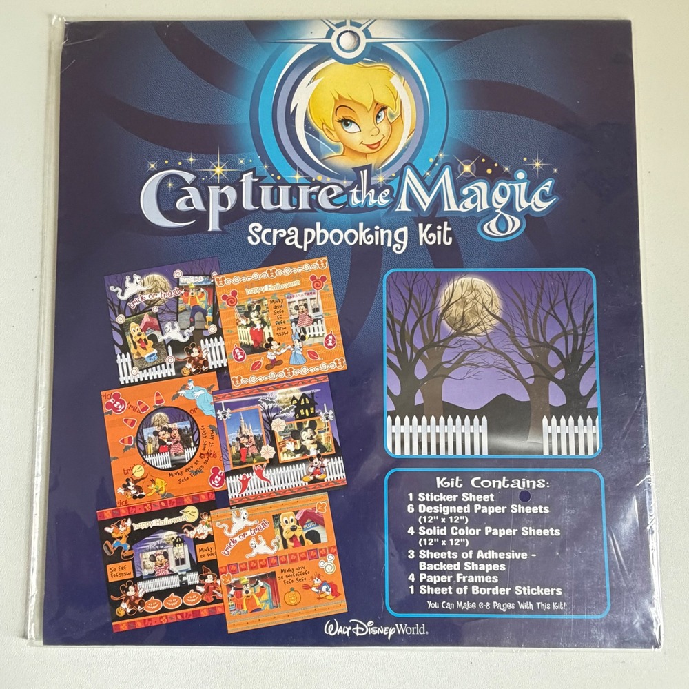 Disney Cruise Scrapbooking Kit Lot of 6 Disneyana Paper Craft Mixed Sealed/Open - Picture 2 of 11